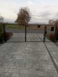Brama metalowa i furtka