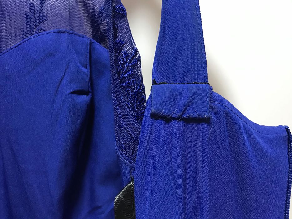 Платье выпускное праздничное синее Little Mistress