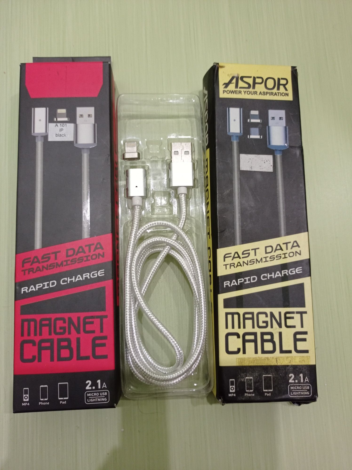 USB-кабель для Iphone Magnetic Clip-On Lightning Cable