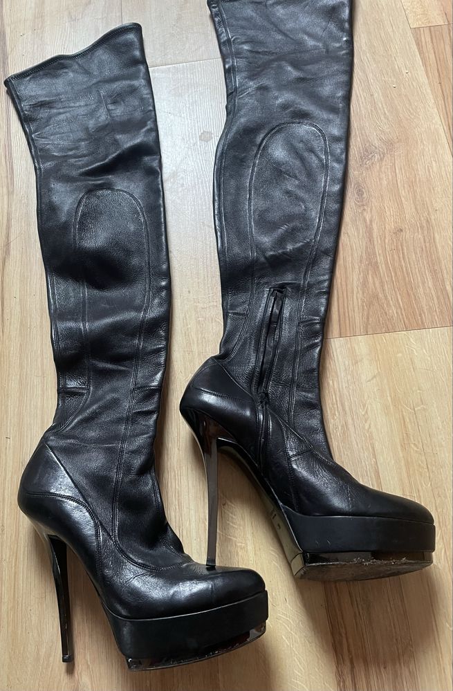 Gucci szpilki kozaki muszkieterki roz. 38