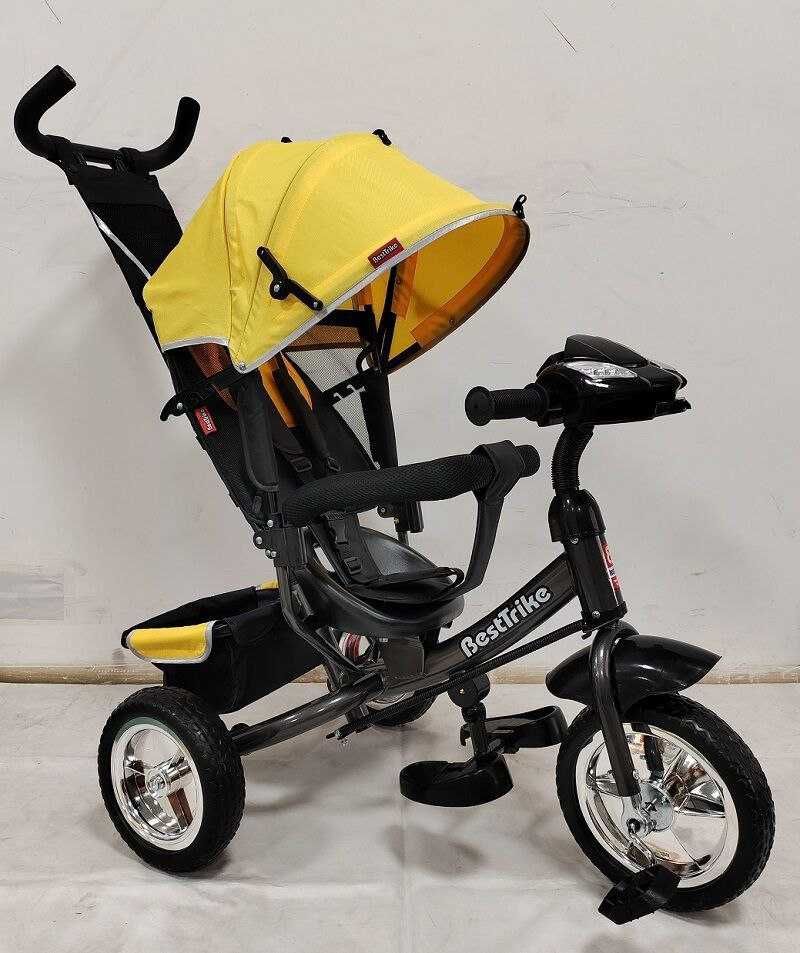 Детский велосипед трехколесный Best Trike с родительской ручкой Пена