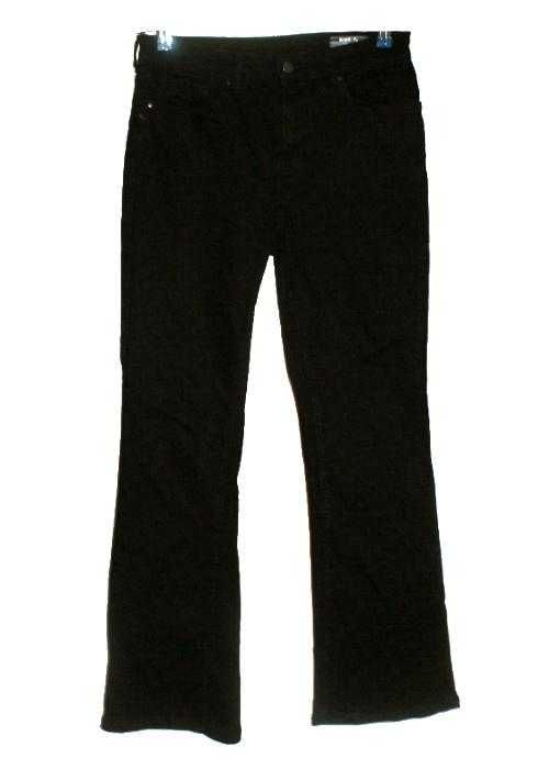 Denim by Tu czarne jeansy damskie flare bootcut modne L 40