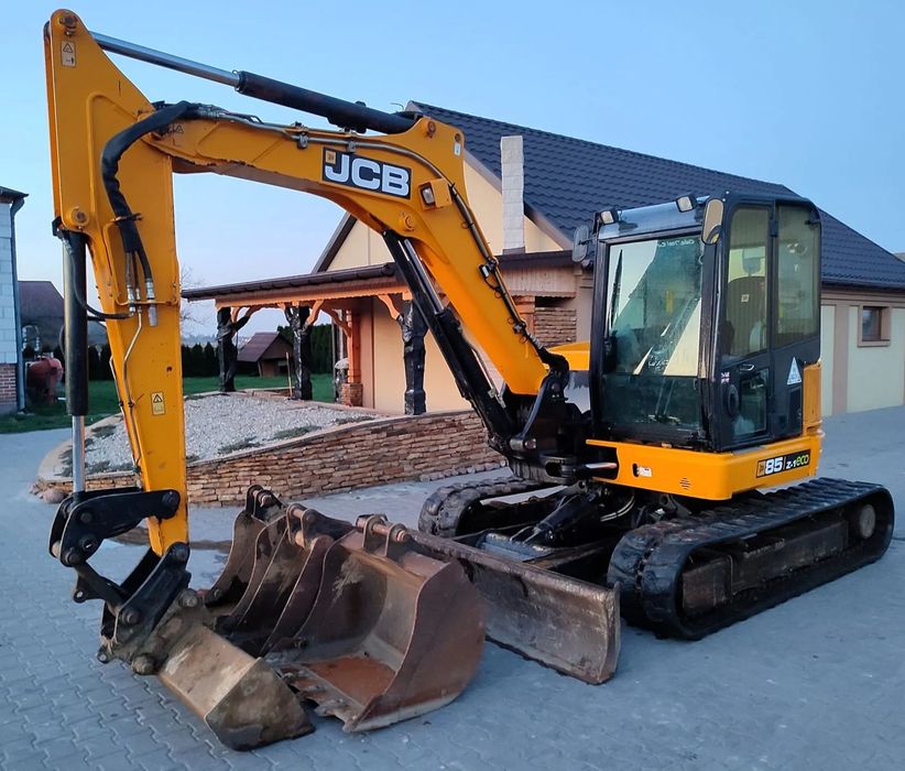 JCB 85Z-1  koparka gąsienicowa, bardzo dobry stan, JCB 85Z-1 ECO, 4 łyżki,