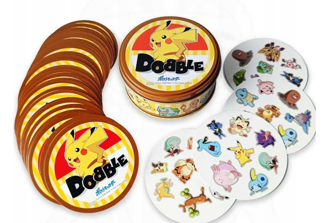 Dobble Gra Rodzinna Karty Pokemon Z Pikachu Dla Dzieci Prezent