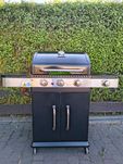 GRILL GAZOWY El Fuego Brookline 4 PALNIKI żeliwny ruszt NOWY !
