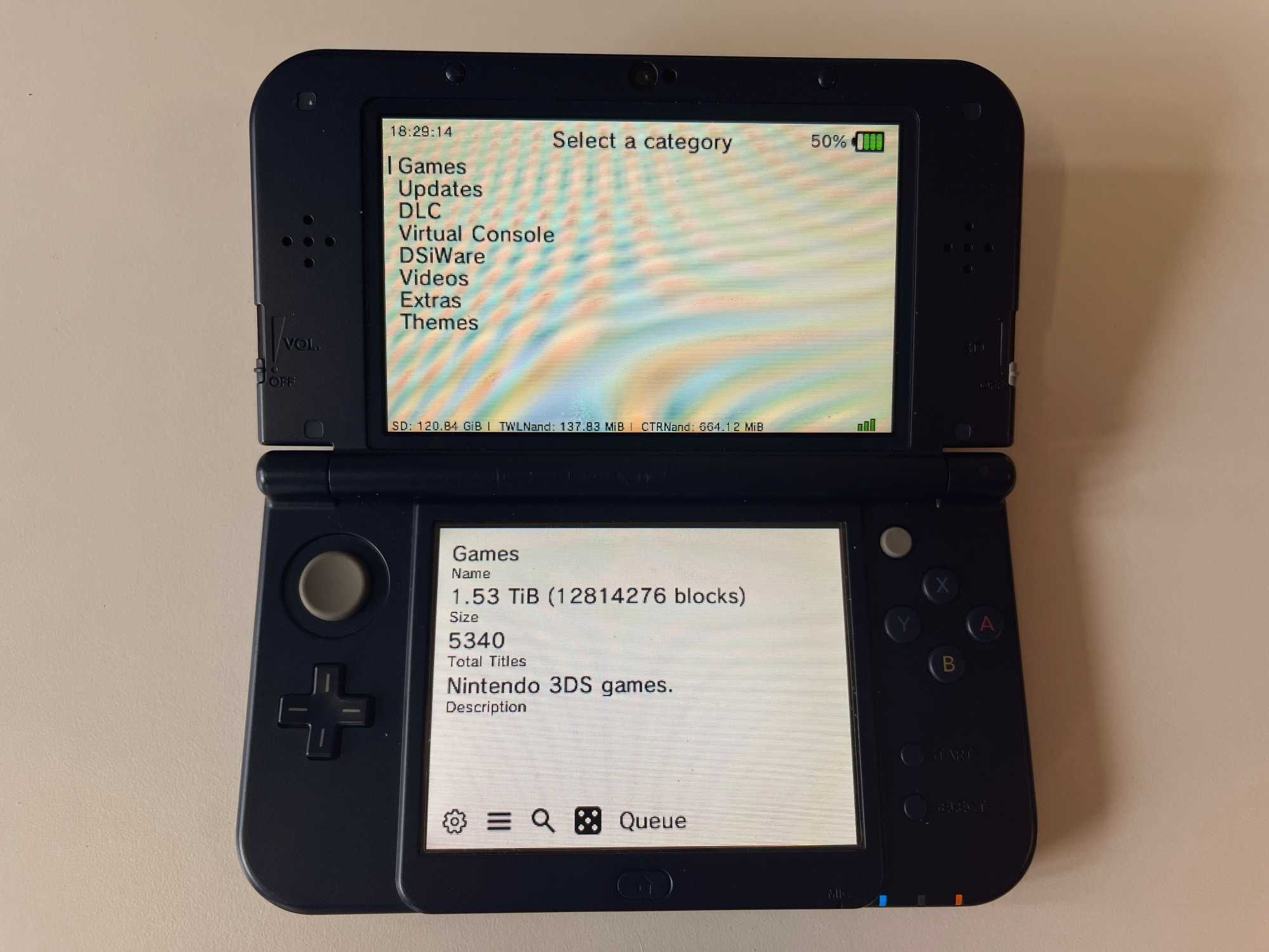 New Nintendo 3DS XL desbloqueada