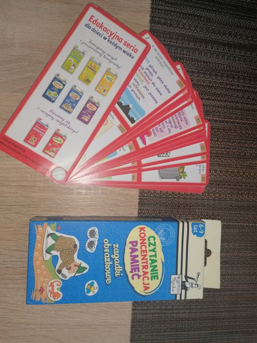 Gra Edgard zagadki obrazkowe "Czytanie, koncentracja, pamięć". 6-9 lat