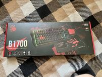 Комплект клавіатура+миша ігровий Bloody B1700 Black