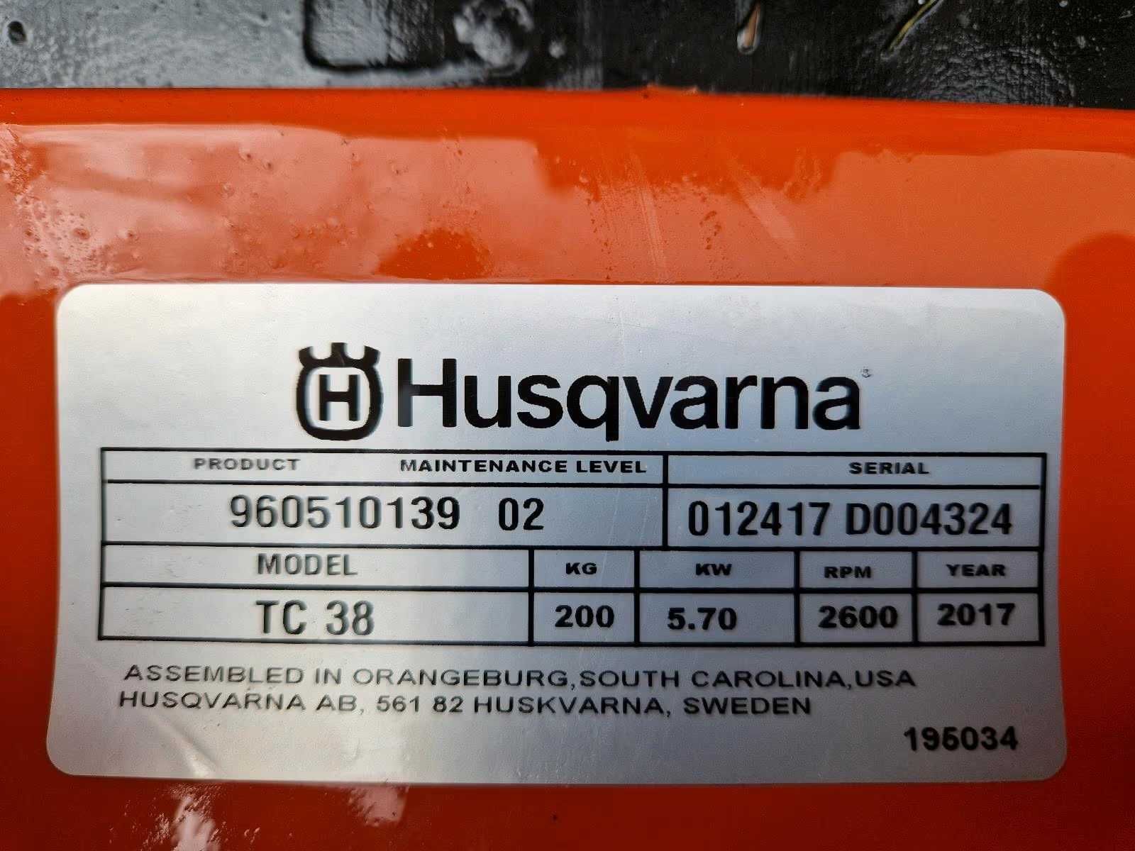 Kosiarka Husqvarna TC38 traktorek traktor