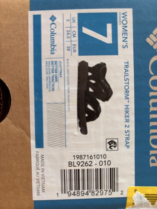 Sandały trekkingowe Columbia 24 cm/ 37