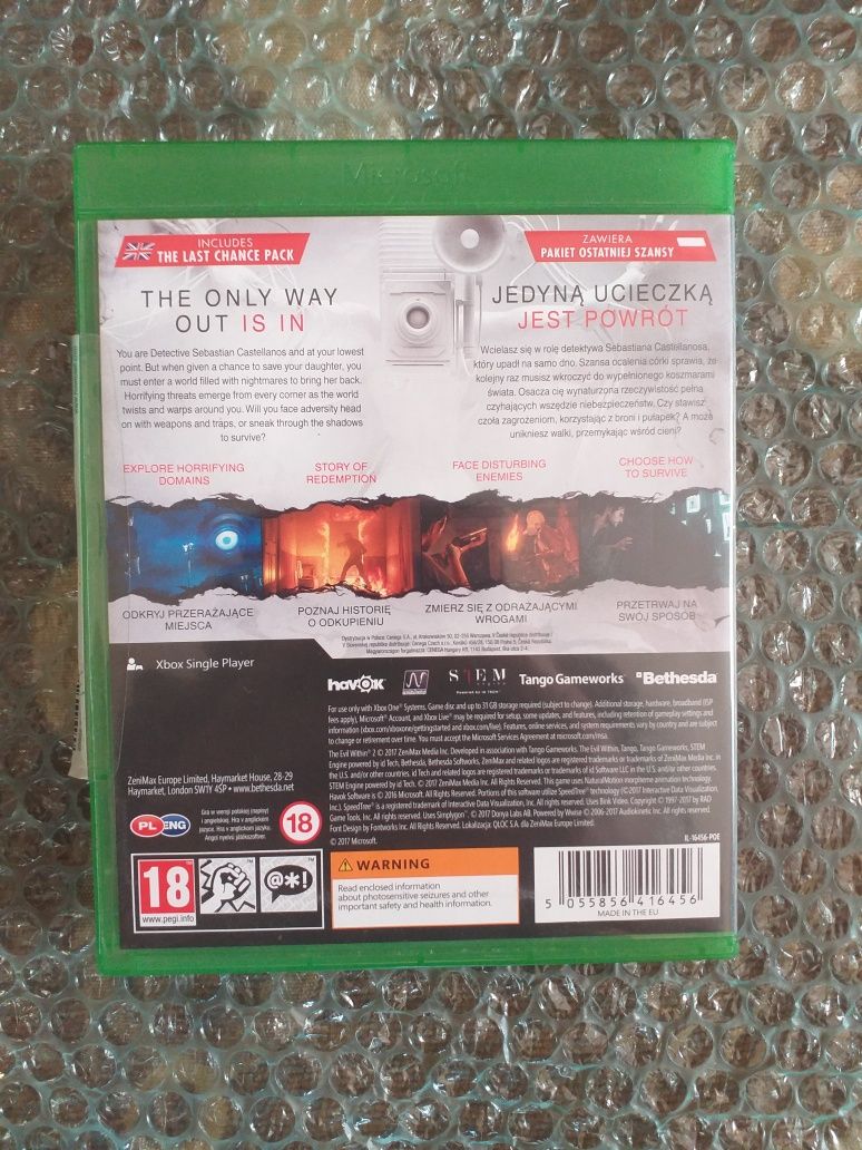 The Evil Within 2 PL Xbox One po polsku