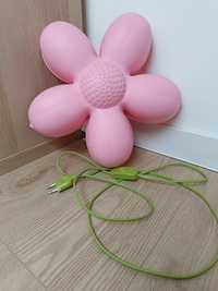 Ikea lampa ścienna do pokoju dziewczynk,i kwiatek, różowa 2 szt
