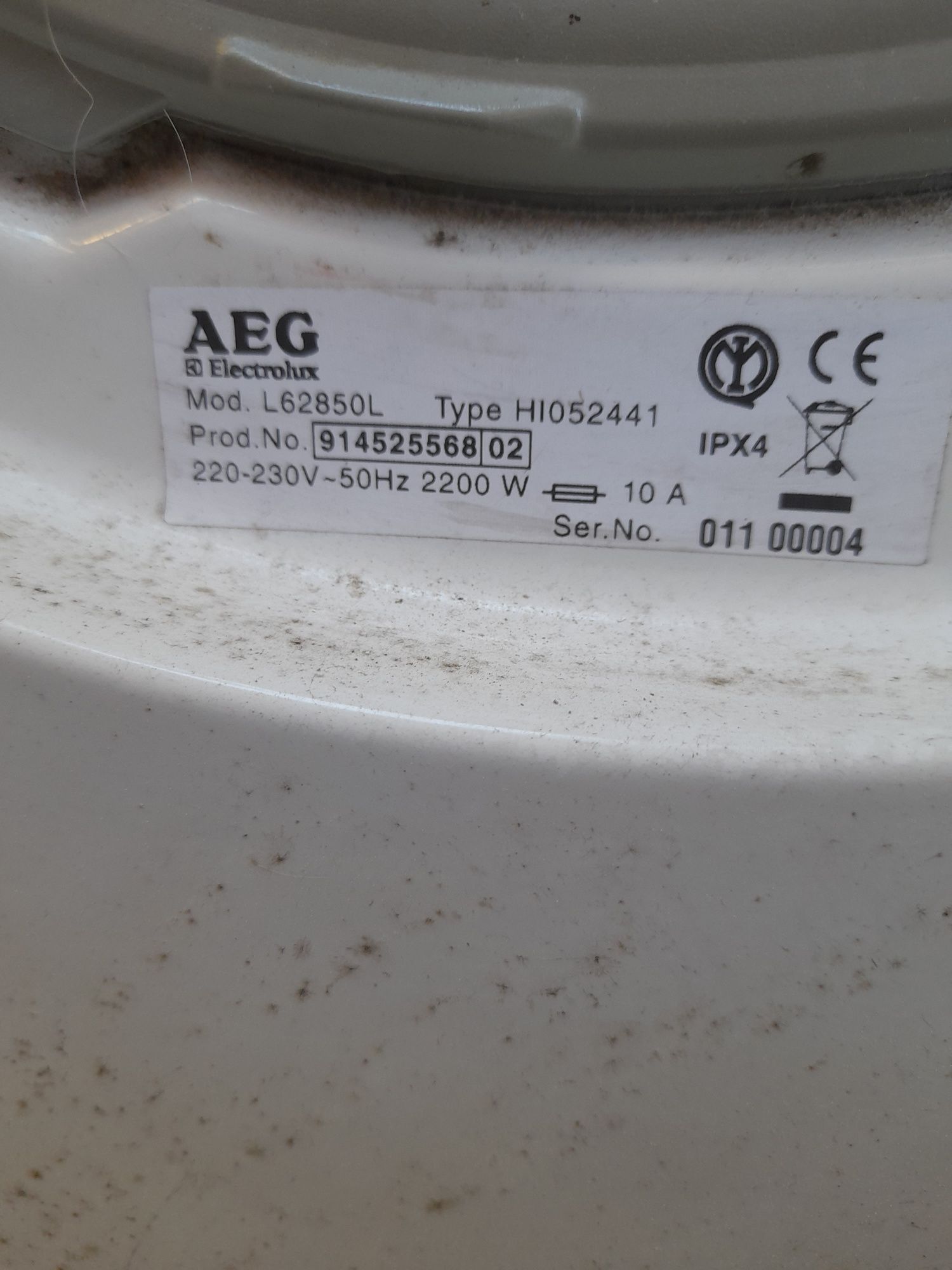 Máquina lavar AEG  62850l  peças