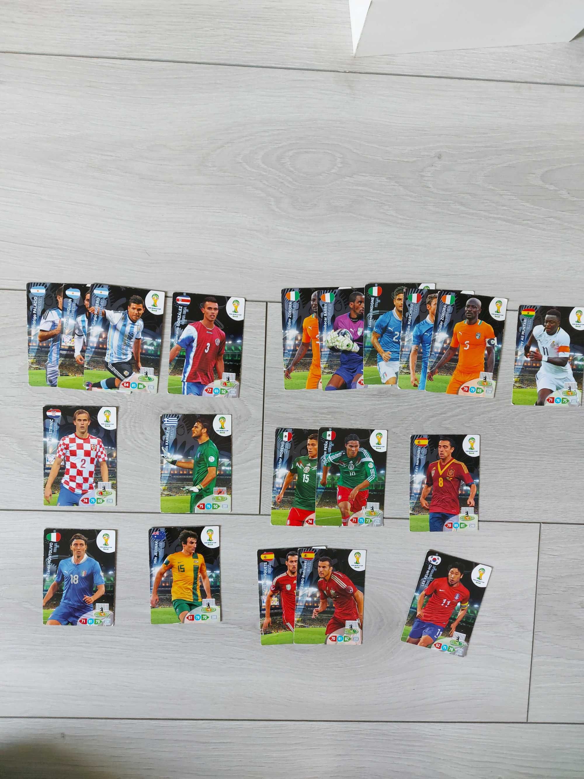 Karty piłkarskie panini 2014 FIFA WORLD CUP BRAZIL