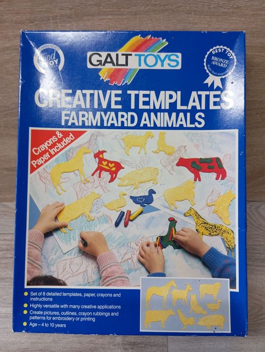 Zestaw kreatywny Galt Toys "Creative Templates Farmyard Animals"