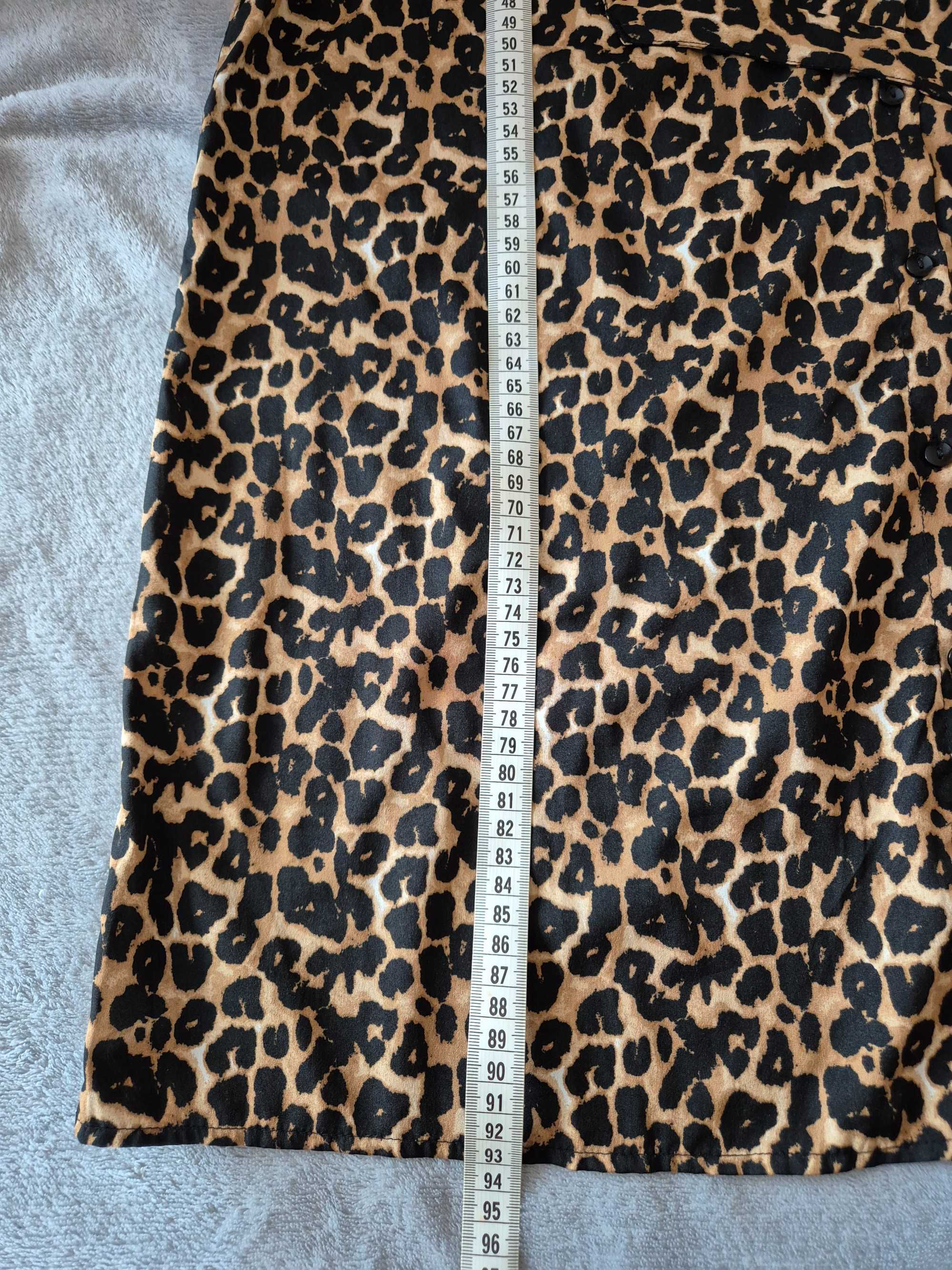 Sukienka w panterke, pieces, M