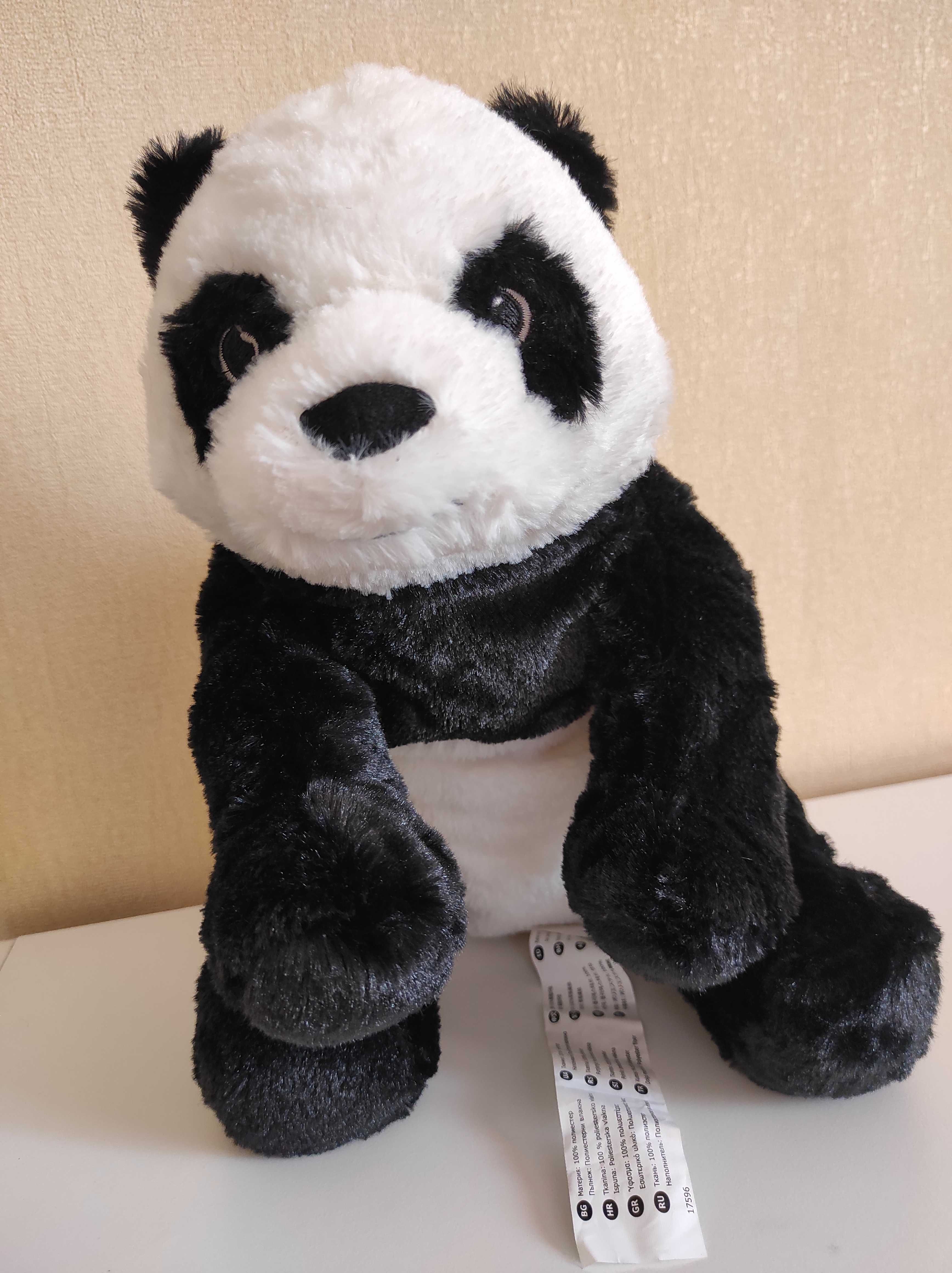Іграшка м’яка плюшева Панда 30 см ikea нова в наявності
