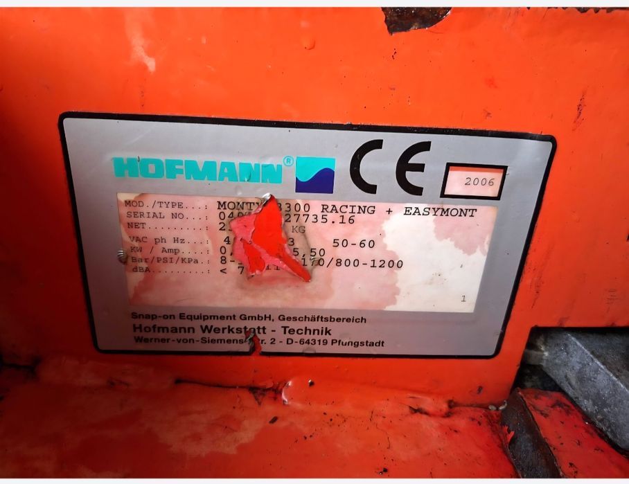 MONTAŻOWNICA HOFMANN monty 3300 racing + ramię EASYMONT