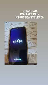 Smartfon LG Q60 niebieski