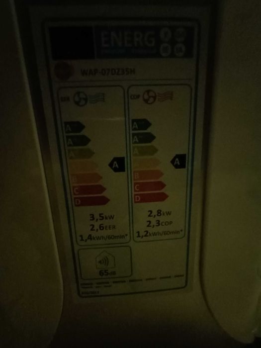 Ar condicionado portátil EQUATION WAP07DZ35H