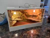Terrarium 110/60/58 dla Agamy, gekona, boa, węża