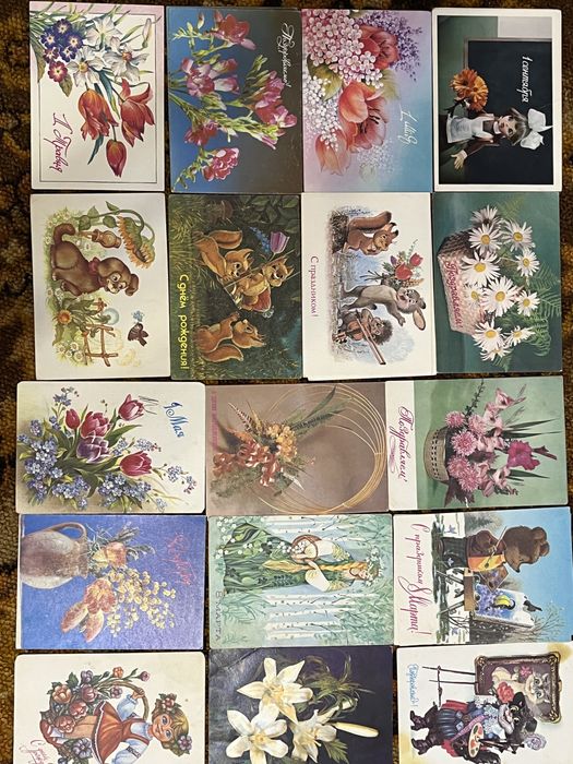 Новые чистые открытки СССР!