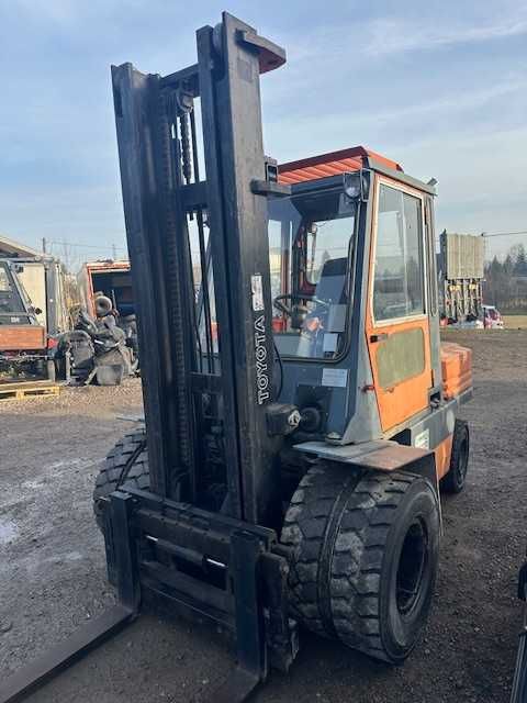 Wózek widłowy Toyota 02-5FG45, LPG, 4,5-5t, Duplex 3,5m, kabina, UDT