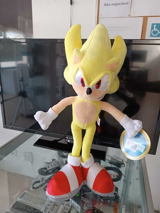 PROMO:Peluche SuperSonic Modern - Sonic2 35cm