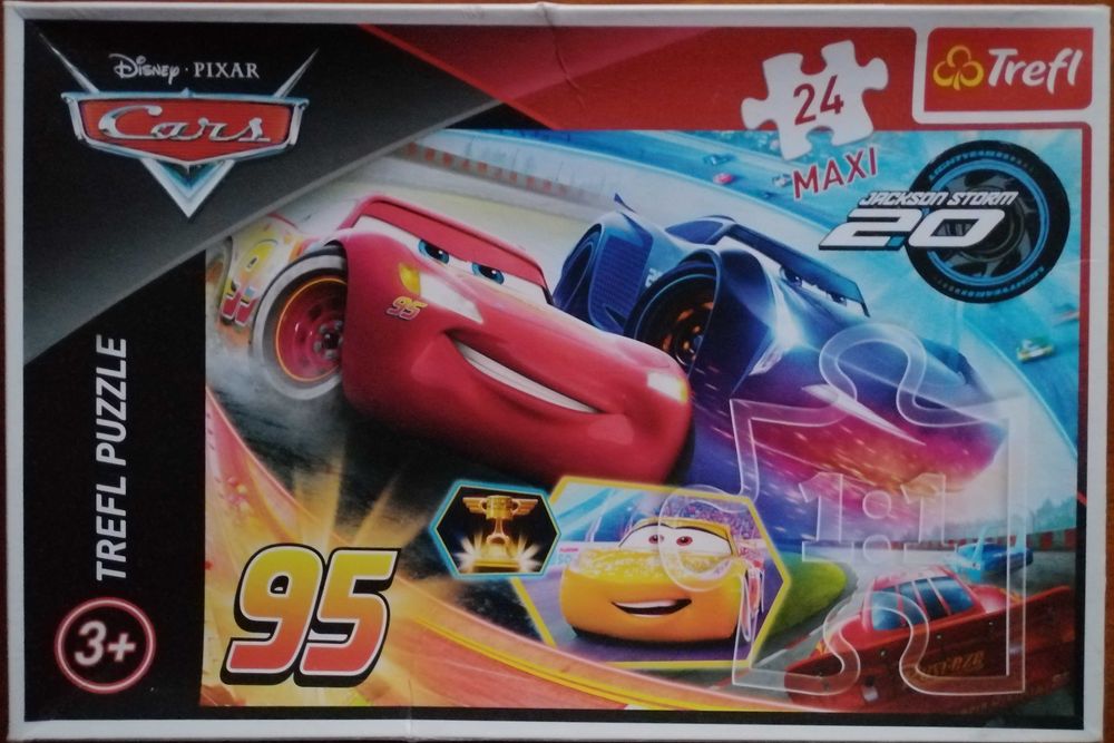 Puzzle Trefl 24 Maxi - Disney Pixar Cars kompletne