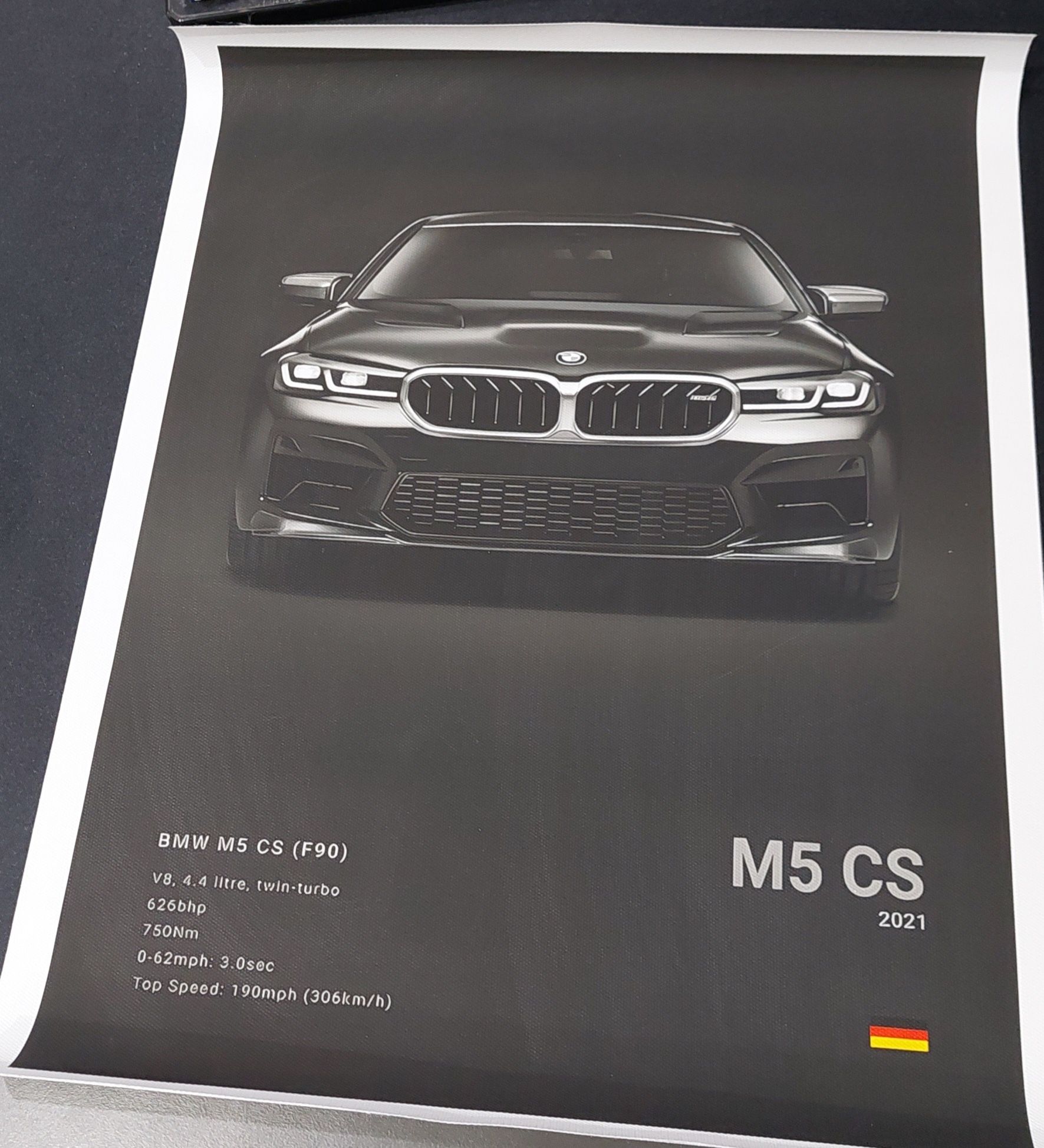 Plakat BMW m5 30x40 cm