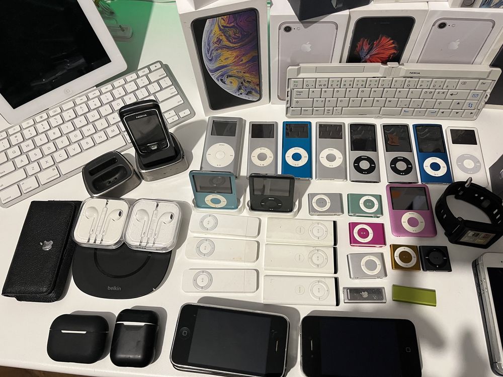 Лот Apple ipod, ipad, iphone, airpods, earpods навушники