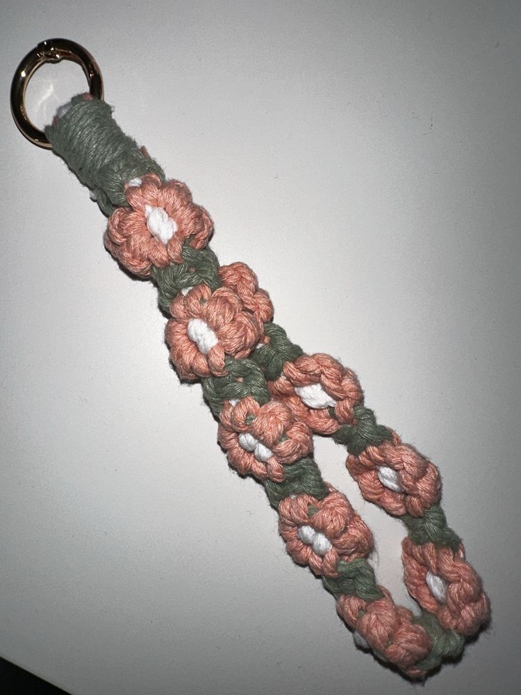 Porta Chaves em Macrame