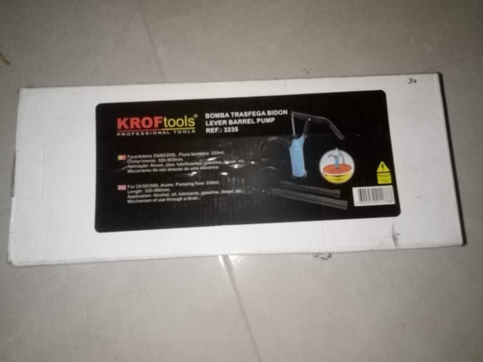 Bomba de tansféga de bidon kroftools 3235