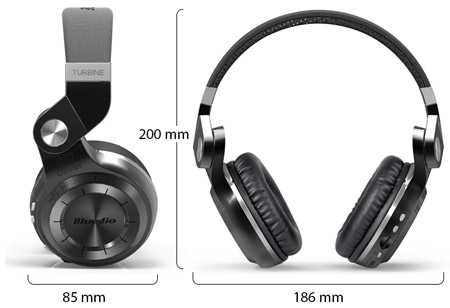 Słuchawki Bezprzewodowe Bluedio T2+ FM czarne