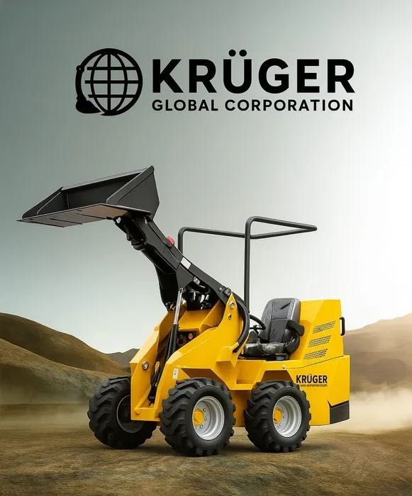 MINI ŁADOWARKA KRÜGER XKL 480Z 950 kg, AŻ 28 funkcji KOOP , B&S
