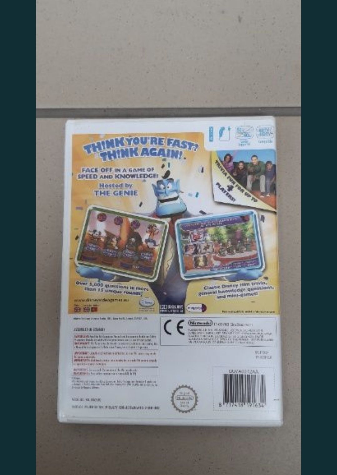 Disney Think Fast Nintendo Wii Gra