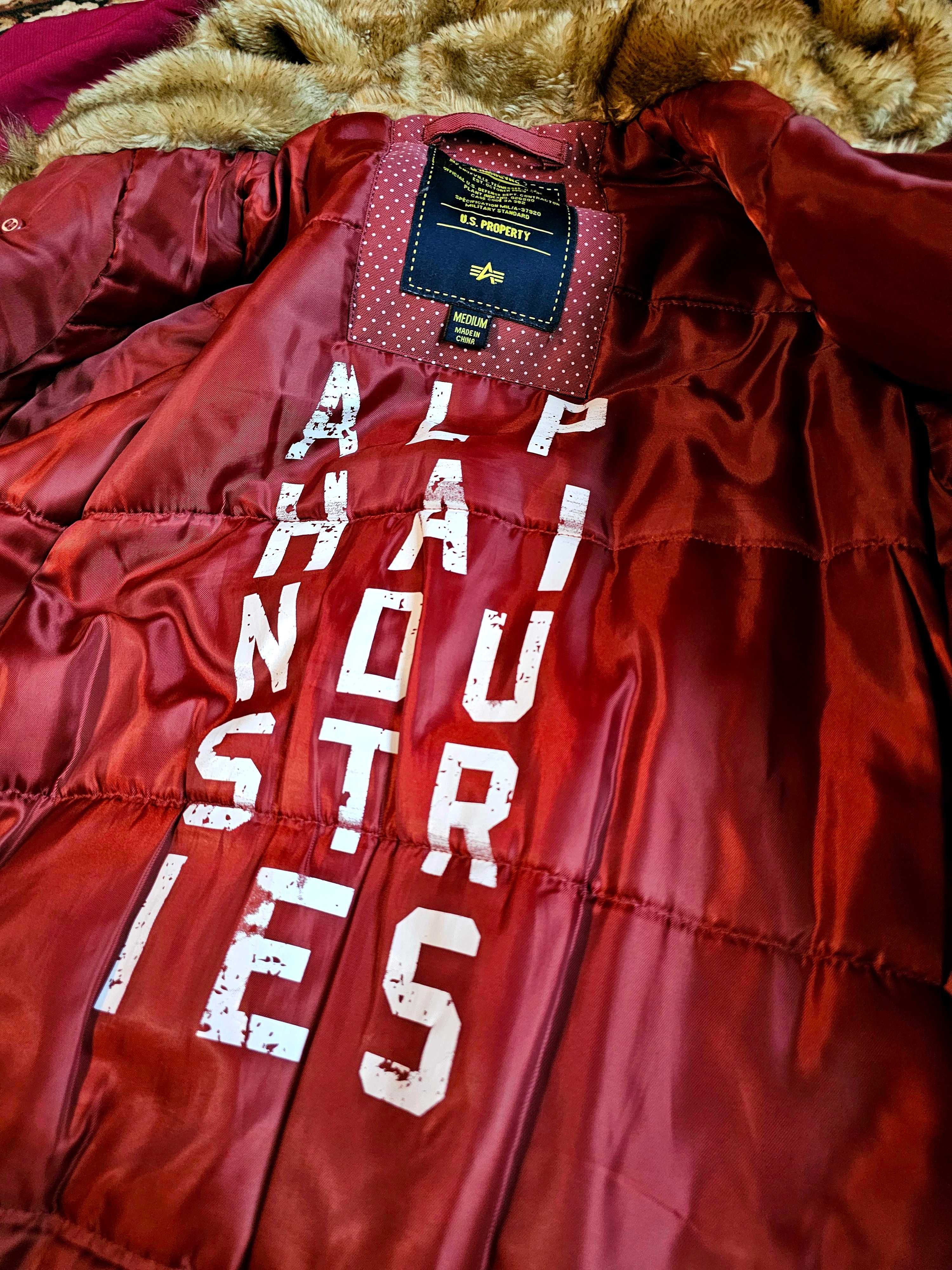 Продам крутую оригинальную куртку парку alpha industries n3b limited e