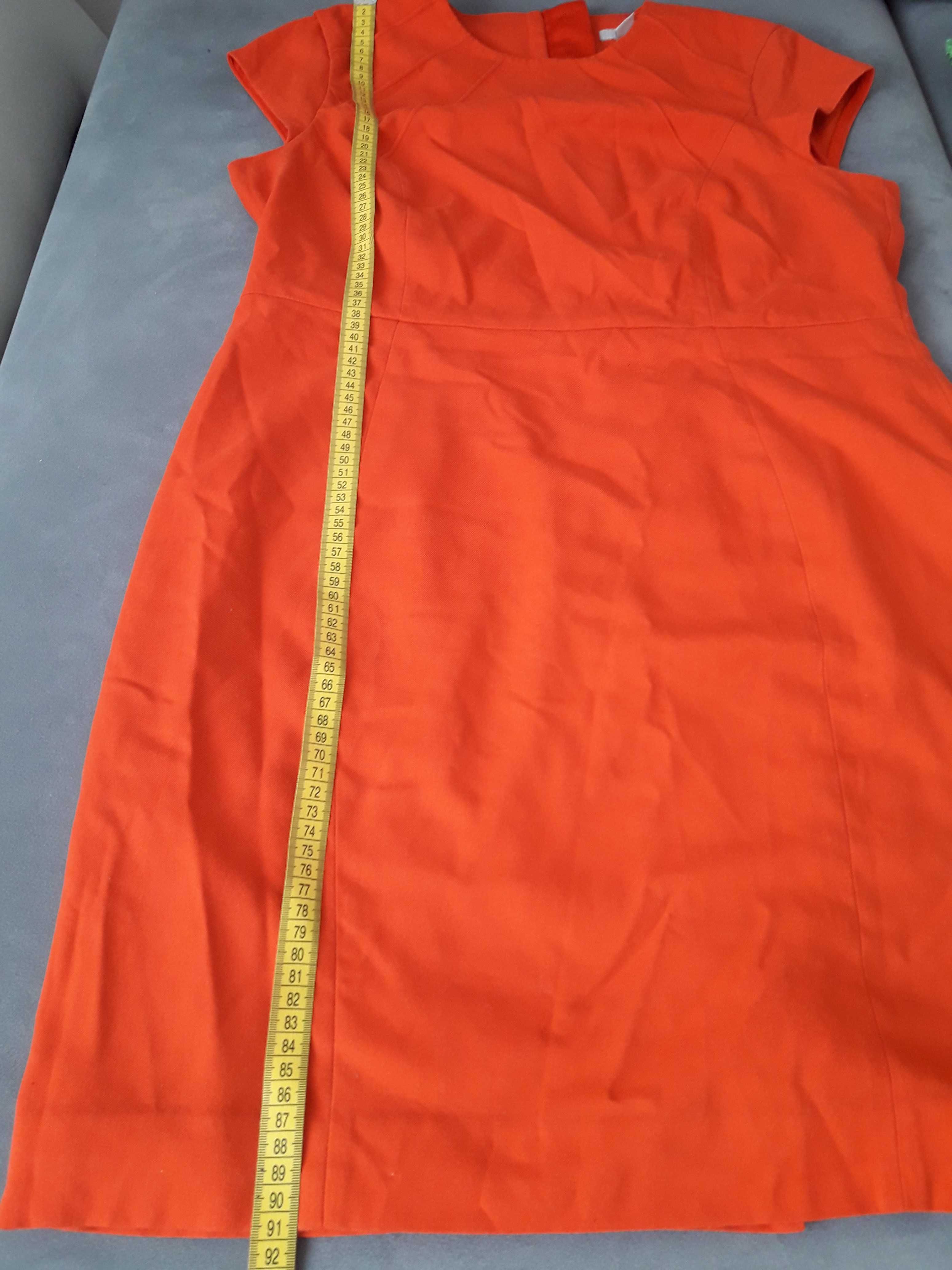 Sukienka pomaranczowa H&M