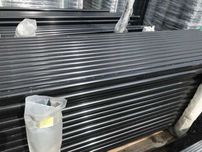 Słupek ogrodzeniowy ocynk+PCV fi 42x2 H-2m- czarny/zielony/antracyt