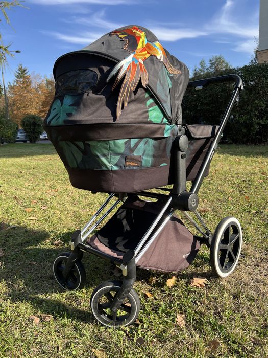 Cybex Priam 2.0 Birds of Paradise 2w1 + gratisy! Stan bdb