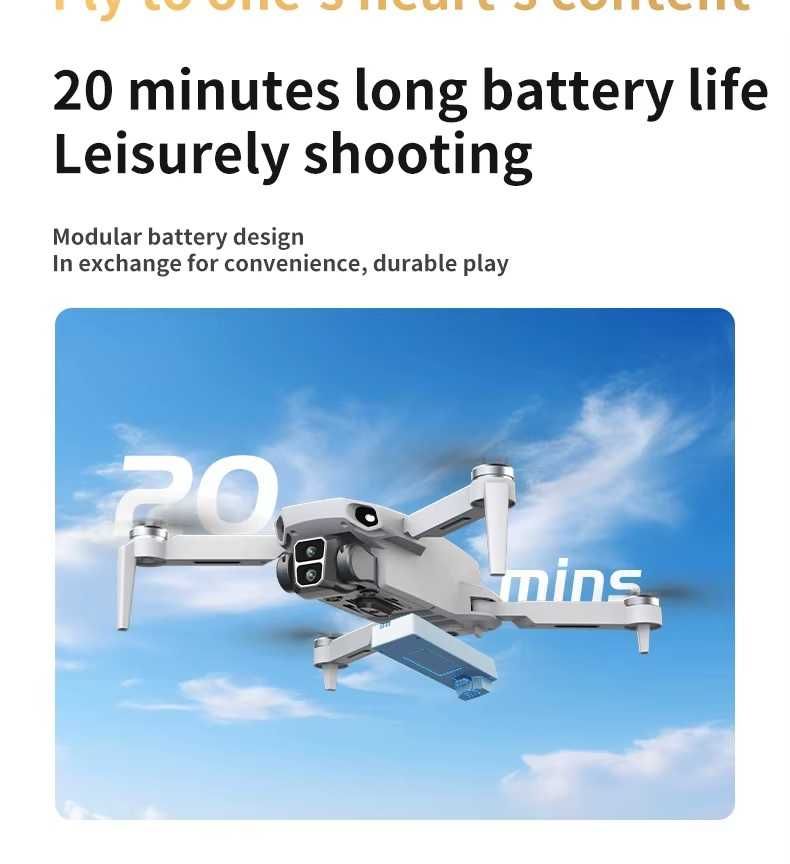 Dron L106-1 PRO GPS ekran LCD WiFi