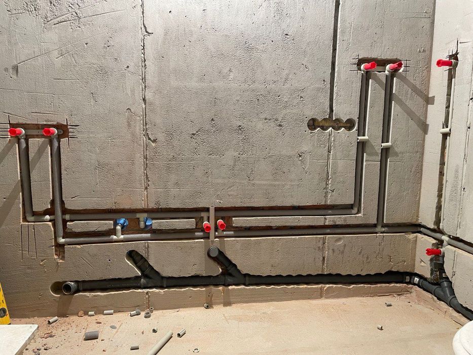 Замена Труб, Стояков, Канализации, Разводка в квартире - Одесса