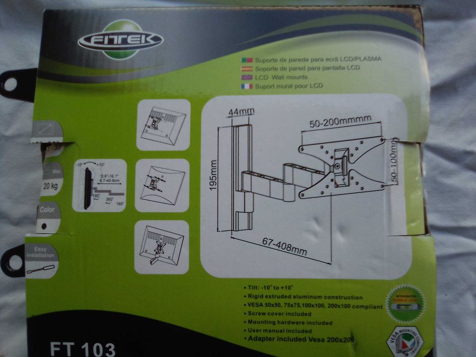 Suporte de parede LCD/Plasma - NOVO