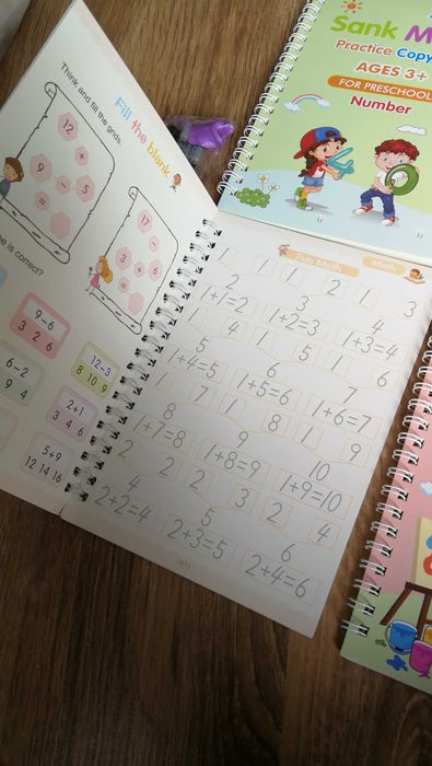 4 książki pióro magiczna kopia