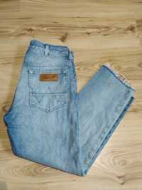 Niebieskie Spodnie Jeansowe Dżinsowe Wrangler Boyton