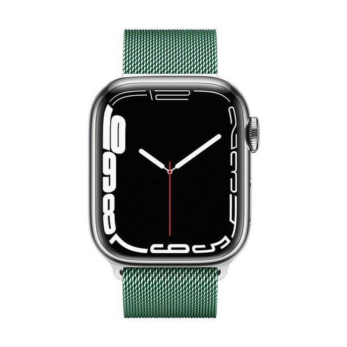 Pasek do Apple Watch 44/45/46/49 mm Stal Nierdzewna Crong Milano Steel