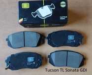 передние колодки Tucson TL Sonata GDI Sportage QL