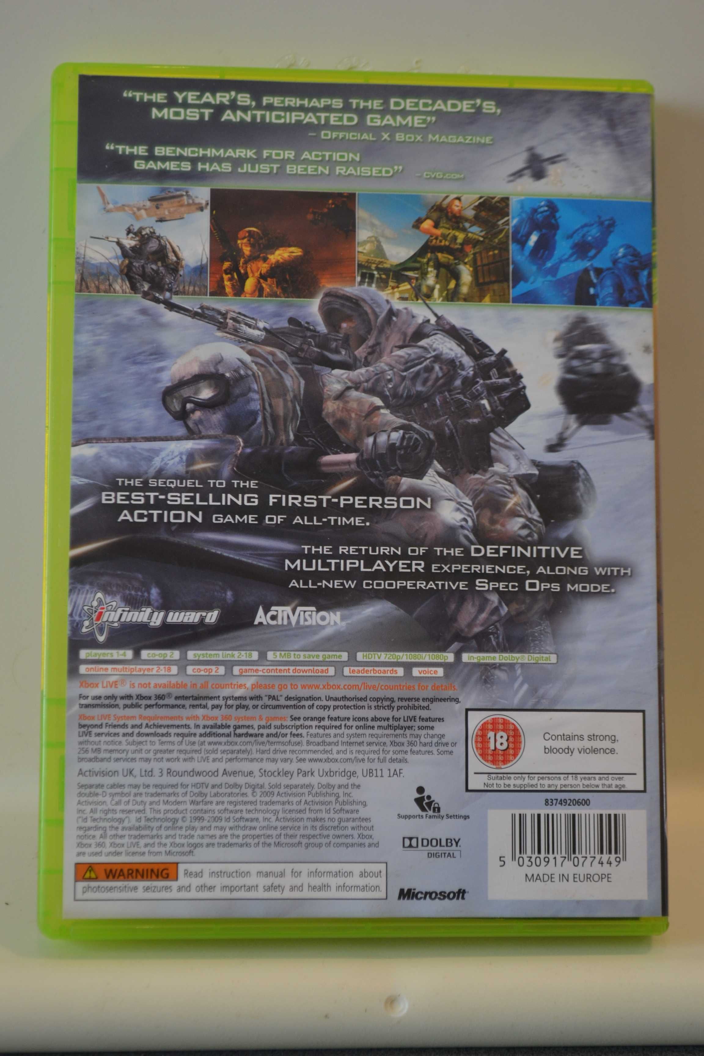 Call of Duty  Warfare 2  Xbox 360