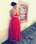 Vestido comprido de cerimónia