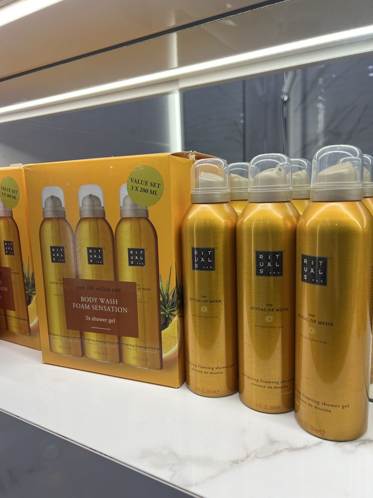 Rituals пінка набір M 3 в 1 рітуалс оригінал Ayurveda Mehr свічка Homm